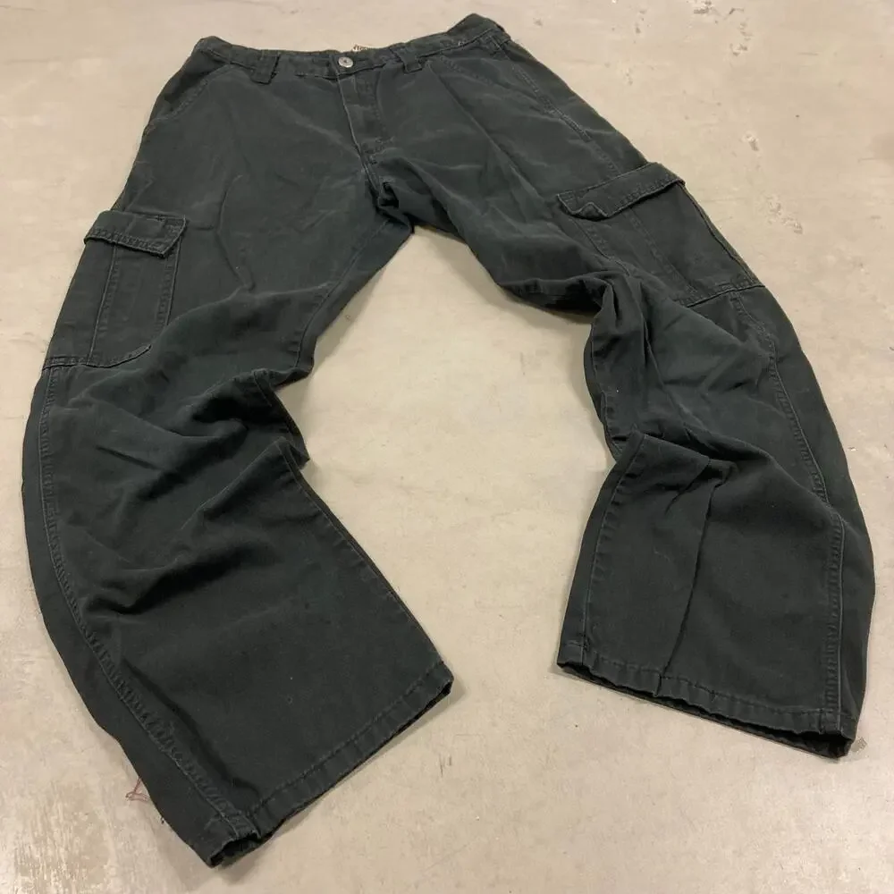 vintage baggy y2k wrangler cargo pants 30x32